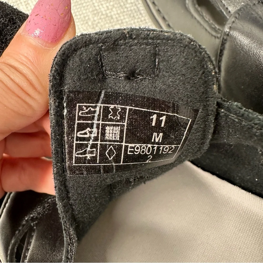 SAS 🌻 NEW RoamerBlack Leather Shoes Sz 11M - Picture 6 of 10